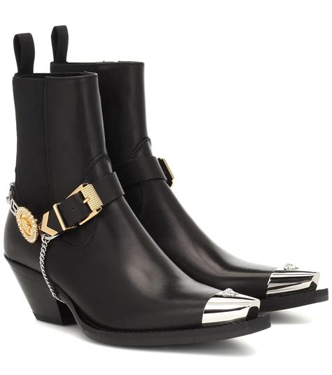 versace style cowboy boots|Versace boots for men.